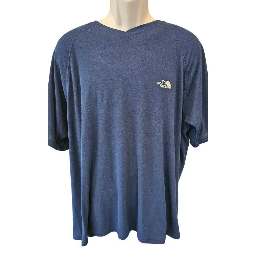 The North Face XL (?) Navy wicking packable hiking performance t shirt active